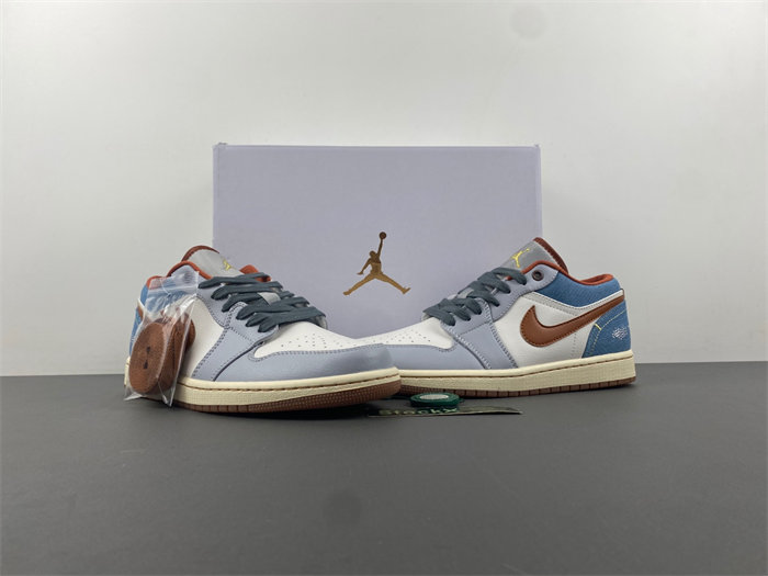 The Women’s Air Jordan 1 Low “Denim” Is Available Now   FZ5045-091
