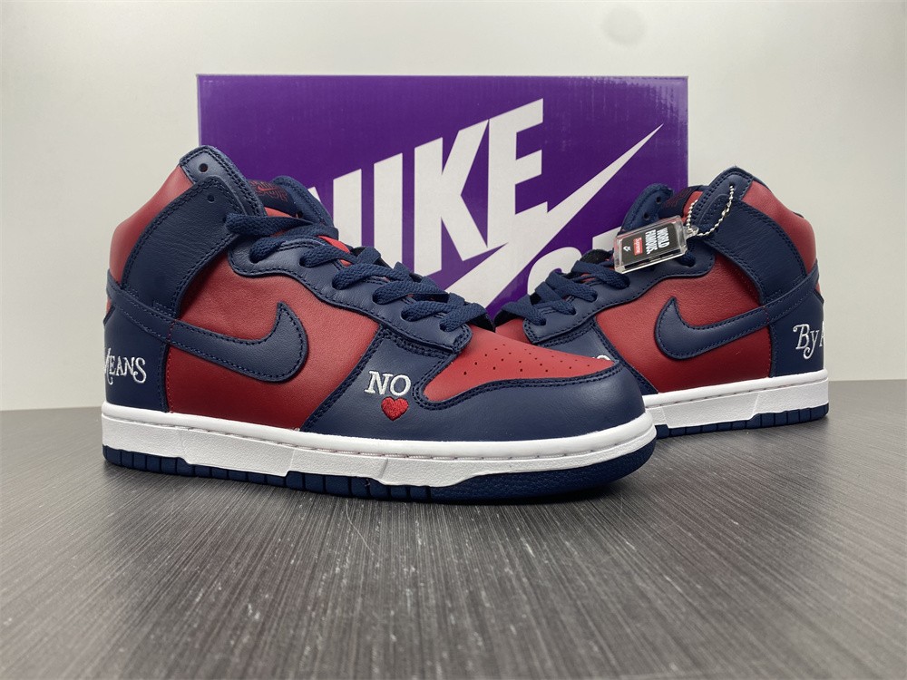 nike sb dunk high S*p*e by any means navy dn3741-600